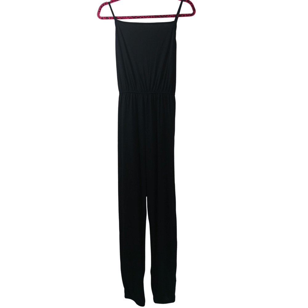 Black Jumpsuit, Spaghetti Strap, Women's Cupshe, Soft Stretch, Sz Large - Picture 8 of 11